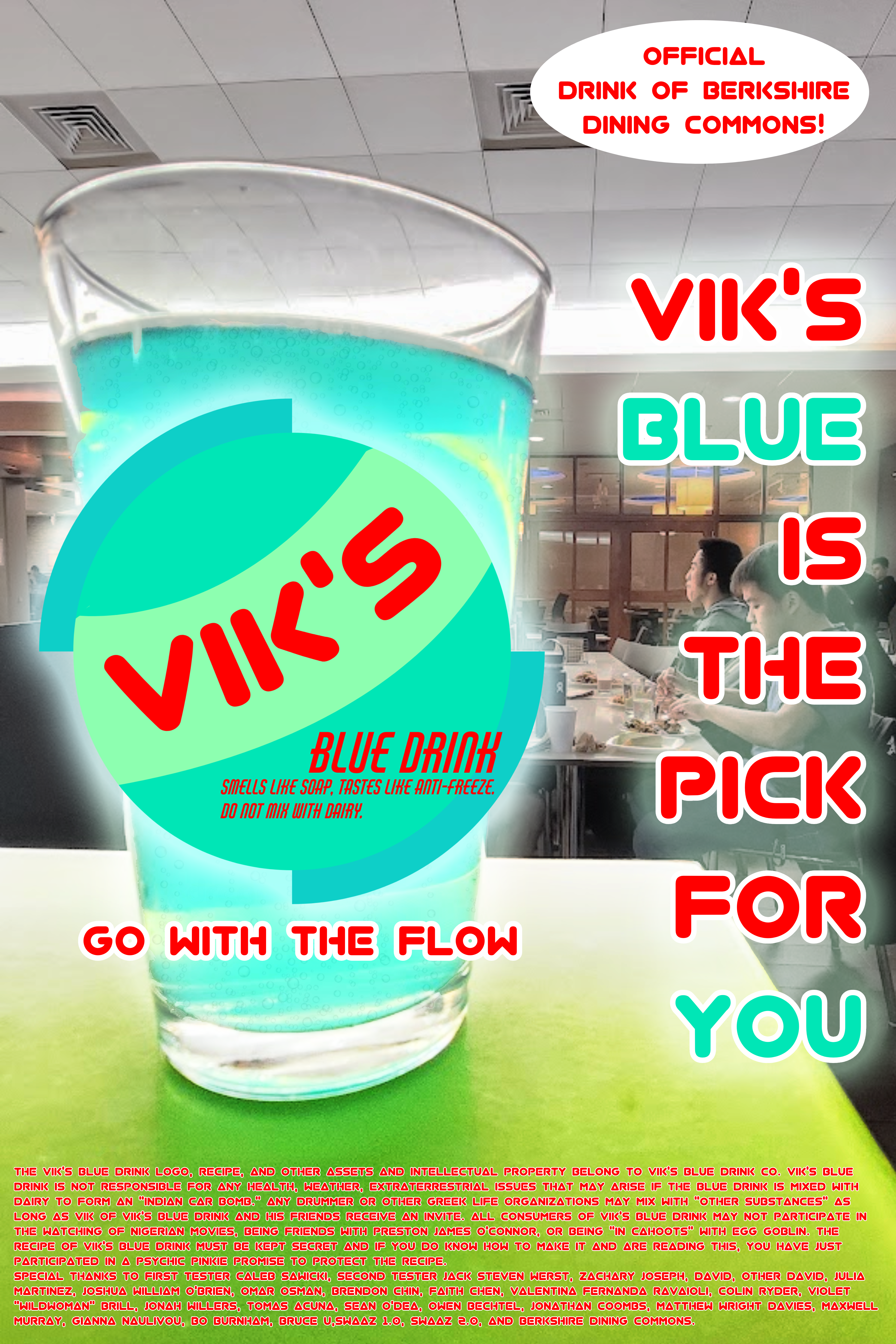 Vik's Blue Drink poster